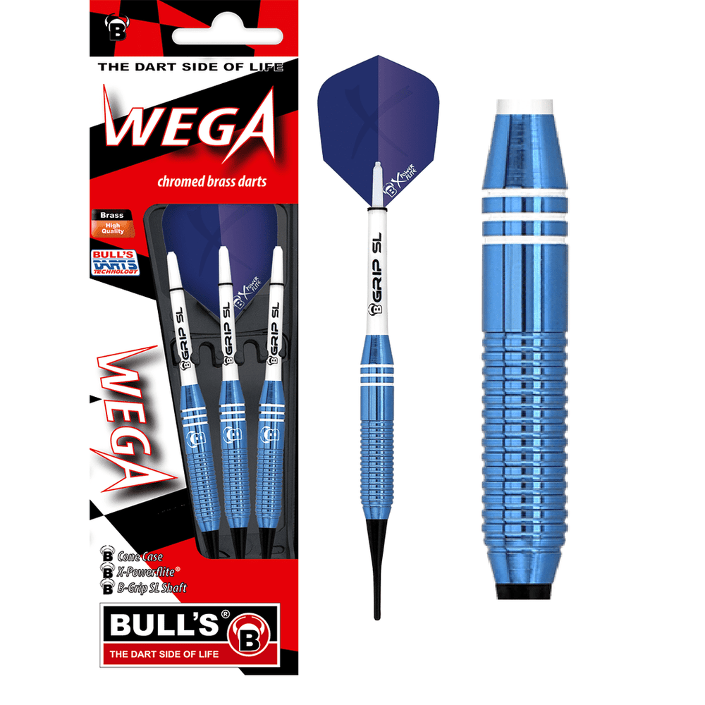 Bulls - Wega Blau 16g oder 18g - Softdart