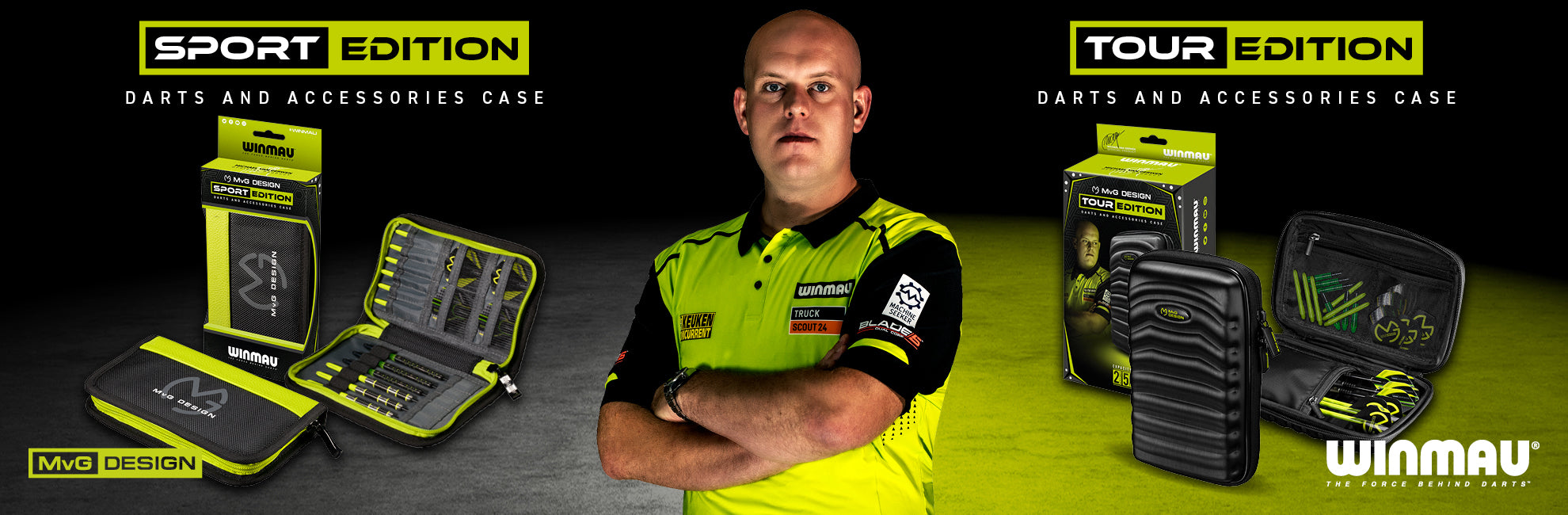 Michael van Gerwen Darttaschen Case Wallet