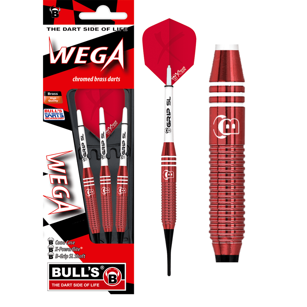 Bulls - Wega Rot 16g oder 18g - Softdart