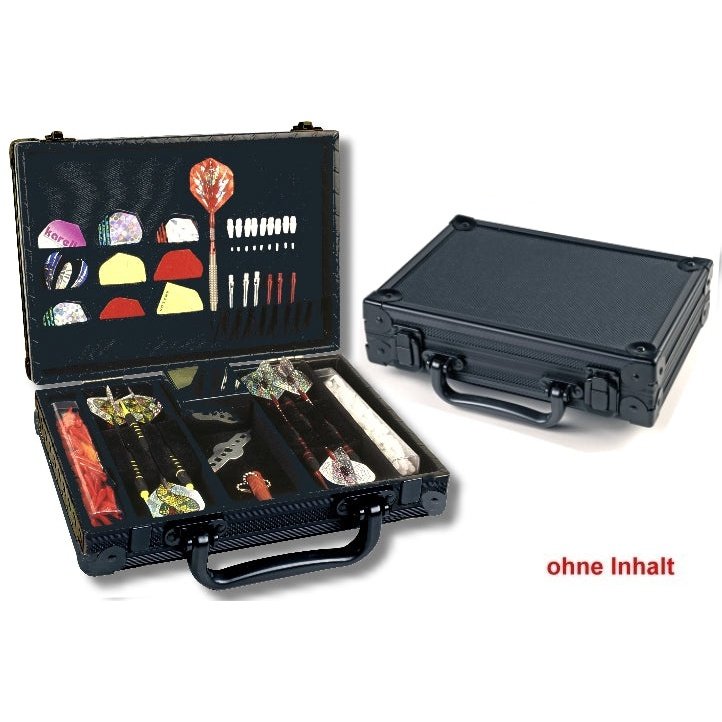 Karella - Dartkoffer Luxus Schwarz - Darttasche