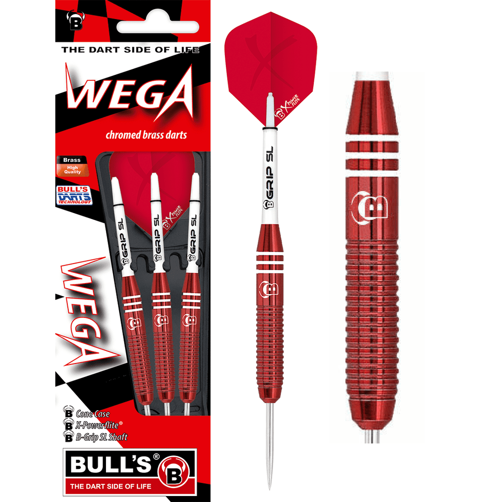 Bulls - Wega Rot 21g oder 23g - Steeldart