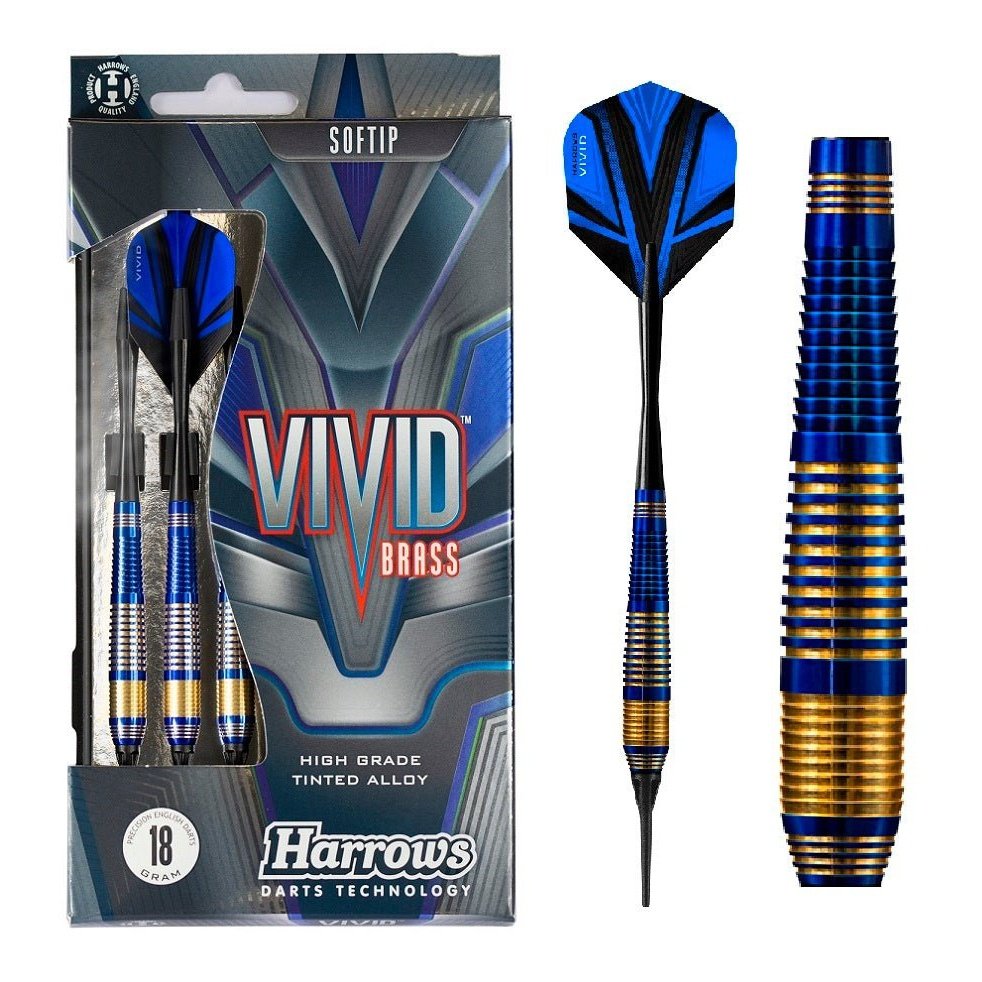 Harrows - Vivid Blau 18g - Softdart