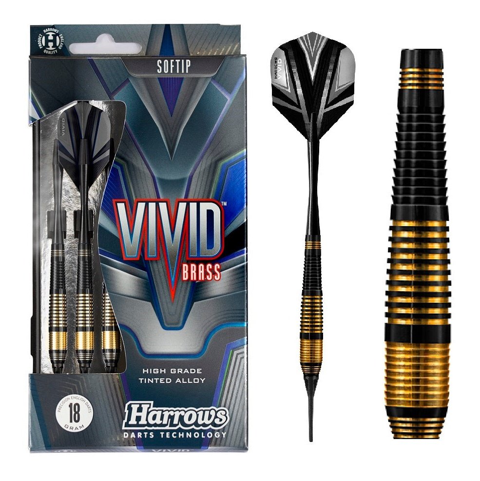 Harrows - Vivid Schwarz 18g - Softdart