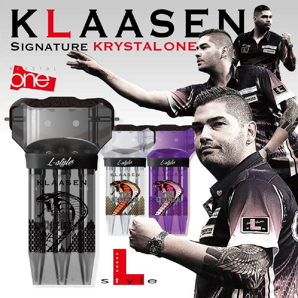 L-Style - Signature Krystal One Case Jelle Klaasen Clear Black - Darttasche