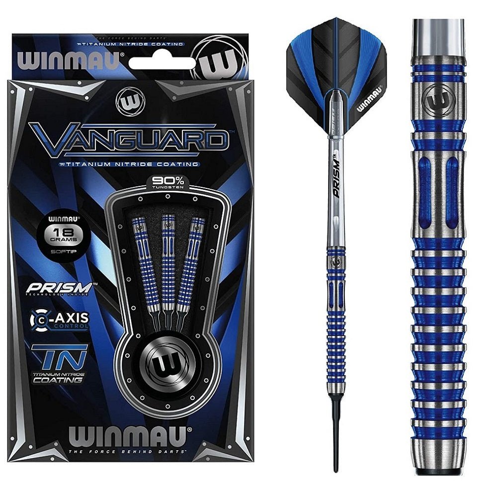 Winmau - Vanguard 90% Tungsten 18g - Softdart