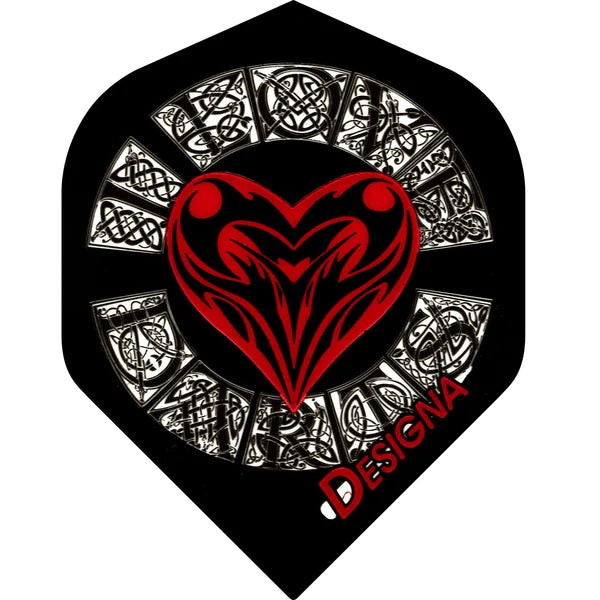 Designa - I Love Darts - Flights