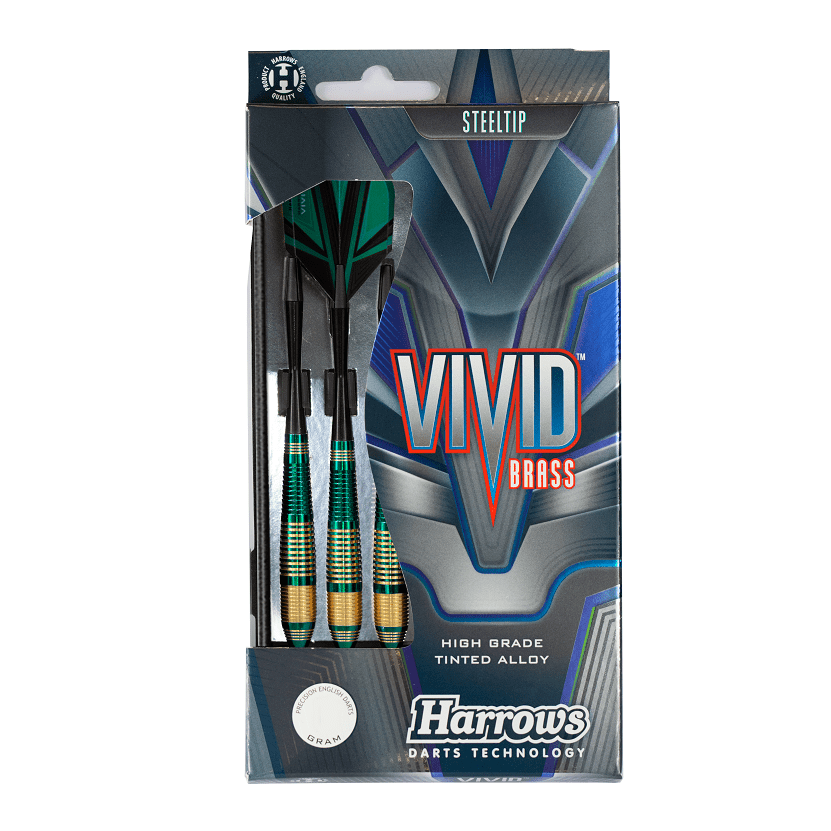 Harrows - Vivid Grün 22g oder 24g - Steeldart
