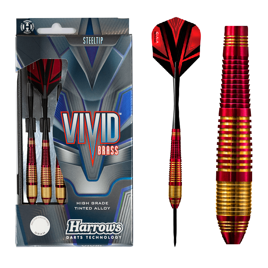 Harrows - Vivid Rot 22g oder 24g - Steeldart