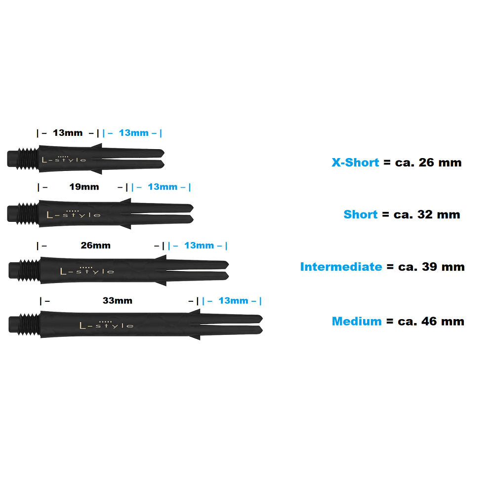 L-Style - Locked Straight Clear - Shafts