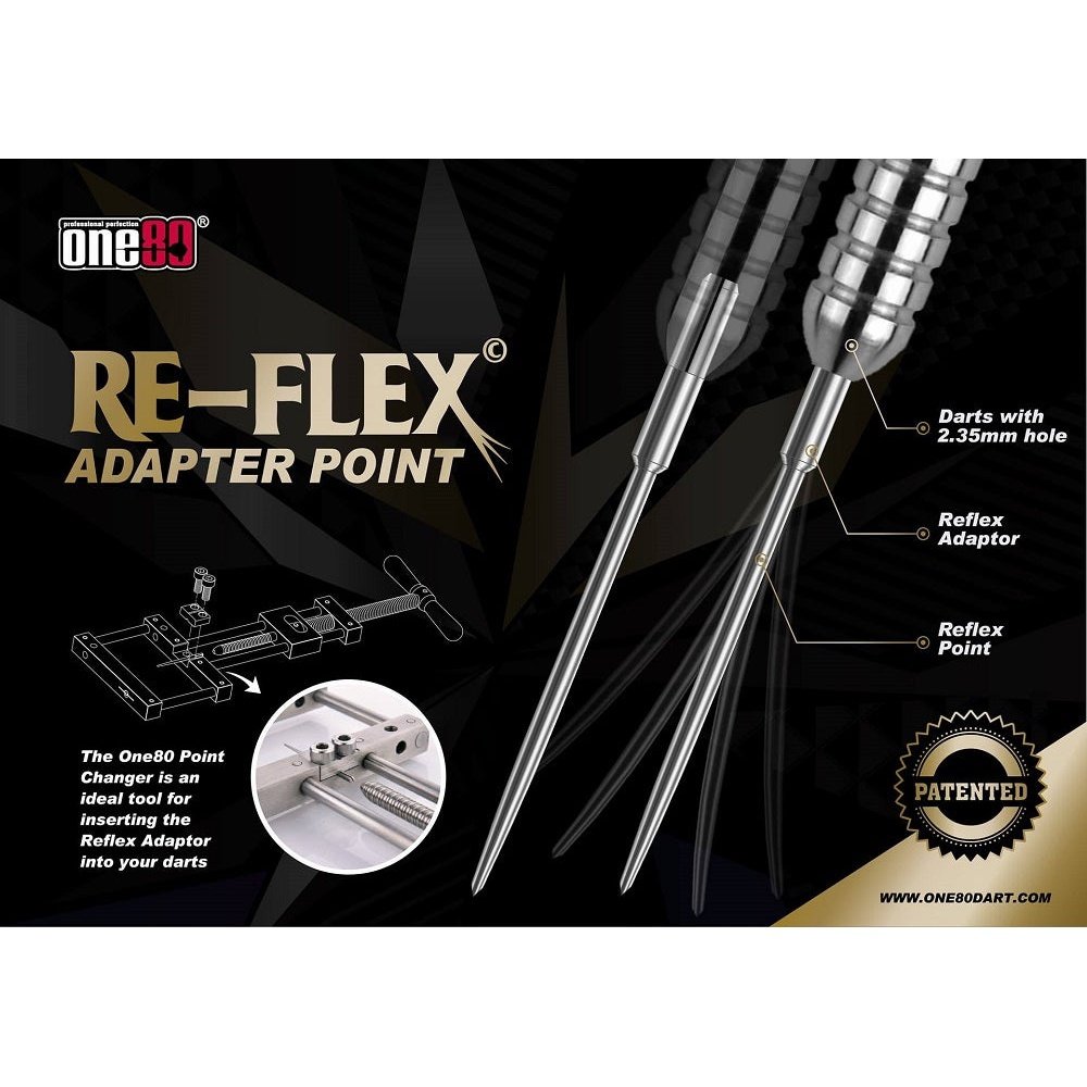 One80 - Re-Flex Adapter Spitzen | Steeldart - Wechselspitzen